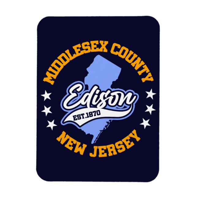 Edison,New Jersey Magnet (Vertical)