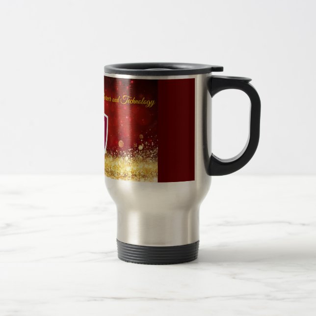 Edison Tech christmas mug* Travel Mug (Right)