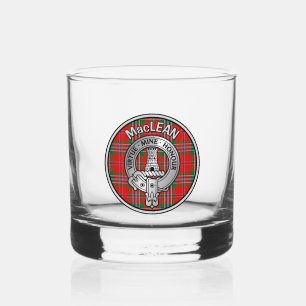 [EDIT] Clan MacLean Crest & Tartan Whiskey Glass