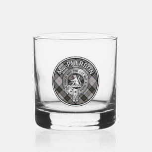 [EDIT] Clan MacPherson Crest & Tartan Whiskey Glass