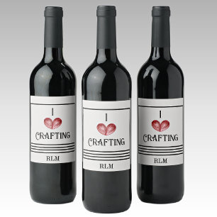 Edit Crafting, I (heart) Beverage Bottle Labels