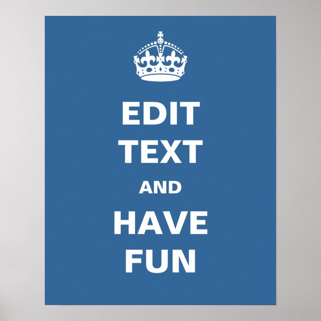 Edit Text and Have Fun! Poster (Front)