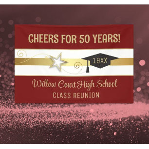 Edit the Year! Classic Class Reunion Banner