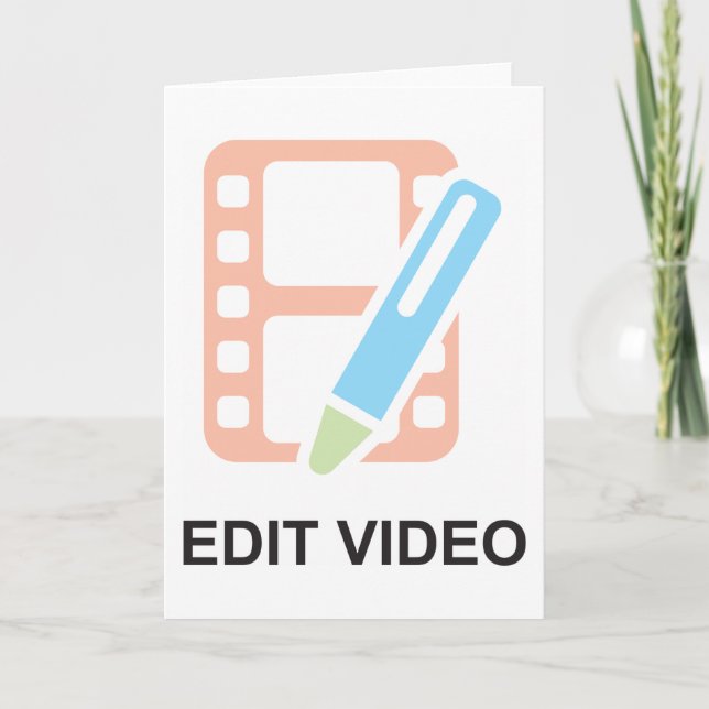 Edit Video Greeting Cards (Front)