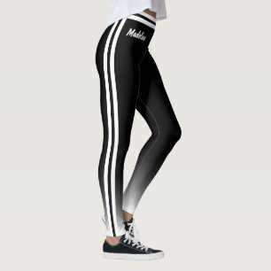 Edit Your Name and Your Colours with Side Stripe Leggings