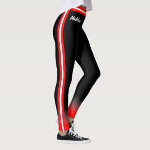 Edit Your Name and Your Colours with Side Stripe Leggings