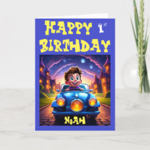 Edit your own name - Happy 1st birthday Noah 