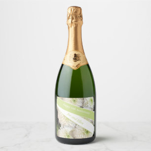 Editable 13th Wedding Anniversary, Sparkling Wine Label