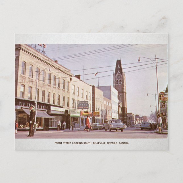 Editable 1970s Canada Travel Postcard (Front)