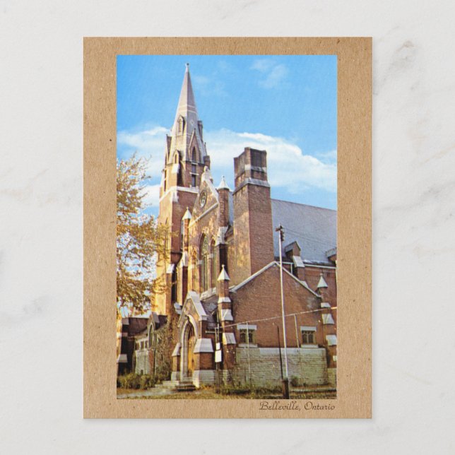 Editable 1970s Church Photo Vintage  Postcard (Front)