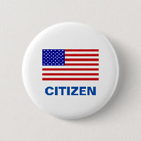 Editable American flag and citizen text