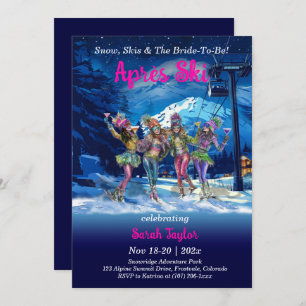 Editable Après Ski Bachelorette Template