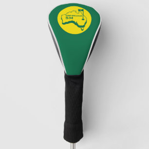 Editable Aussie Golfer Gift Golf Head Cover