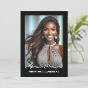 Editable Autograph Card Prints - Dark Background