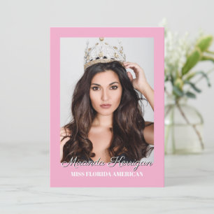 Editable Autograph Card Prints - Light Background