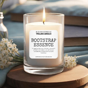 Editable Baby Boomer Humour Candle Labels