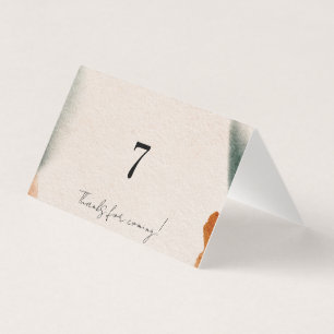 Editable Baby Shower Table Numbers Minimalist Pa