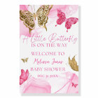 Editable Baby Shower Welcome Sign, A Little Butter