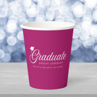 Editable Background Colour Mortarboard Graduate
