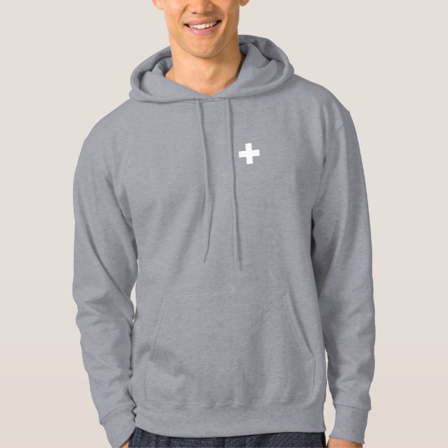 Editable background Colour, The Flag of Hoodie (Front)