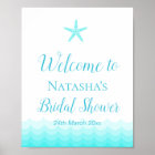 Editable Beach Party Welcome Sign 8x10