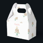 editable birthday cake party  favour box<br><div class="desc">birthday cake party. A beautiful painted birthday cake design. edit the age to suit your occasion</div>