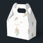 editable birthday cake party  favour box<br><div class="desc">birthday cake party. A beautiful painted birthday cake design. edit the age to suit your occasion</div>