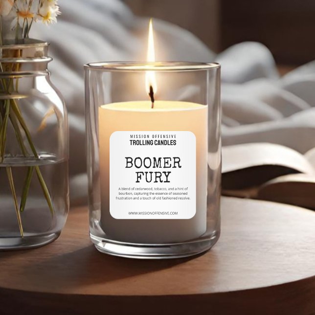 Editable Boomer Humour Candle Labels (Creator Uploaded)