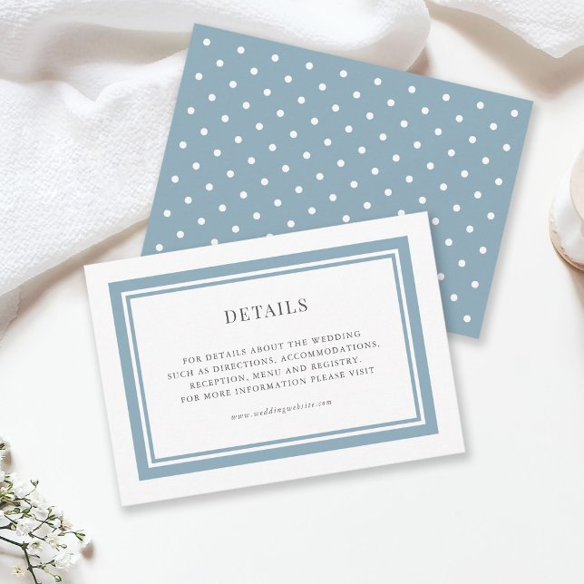 Editable Border Colour Wedding Details Enclosure Card (Creator Uploaded)