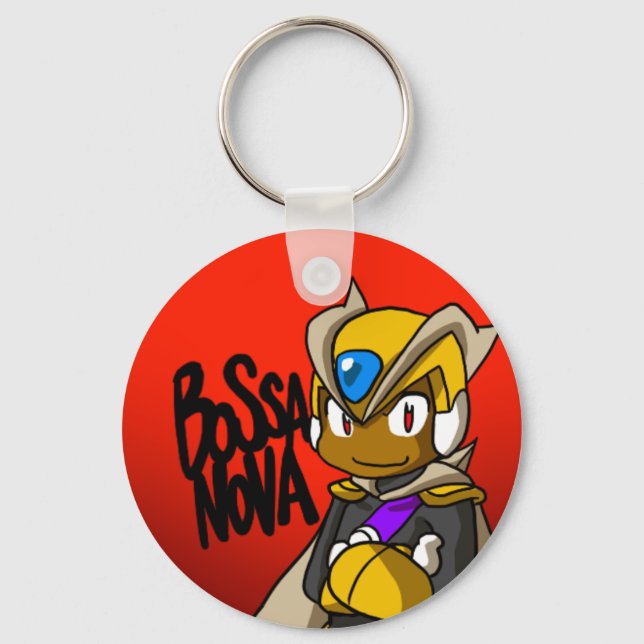 Editable Bossa Nova Keychain (Front)