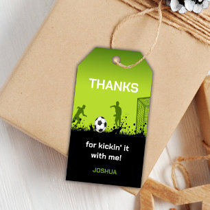 Editable Boys Sports Party Favour Tags with Classi