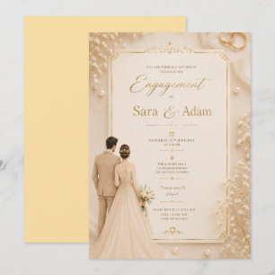 Editable Bride & Groom Invite