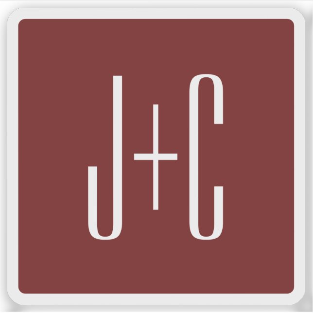 Editable Burgundy Red Background & Transparent (Front)