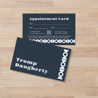 Editable Business Appointment Reminder Card