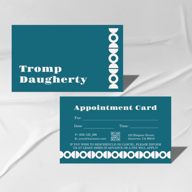 Editable Business Appointment Reminder Card (Creator Uploaded)