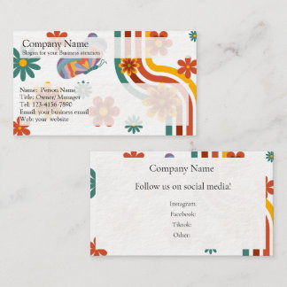 Editable Business card for any type of Business