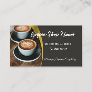 Editable Business Loyalty Punch Card Coffee Cafe