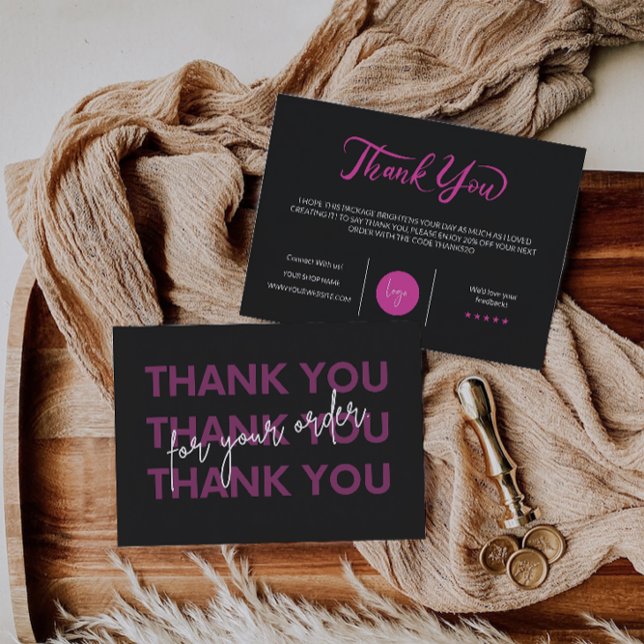 Editable Business Thank You Card (Creator Uploaded)
