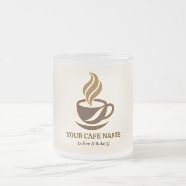 Editable Cafe Opening Coffee Mug Design (Center)