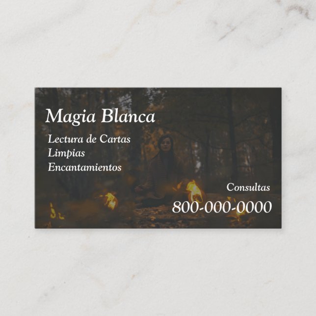 Editable, Card reading service, Tarot , Magic ect. (Front)