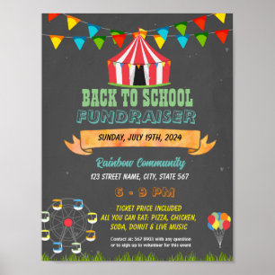 Editable Carnival party flyer Poster