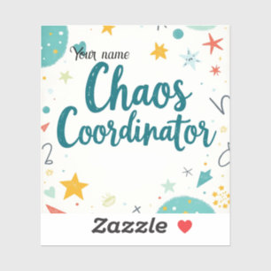 Editable Chaos Organiser School 
