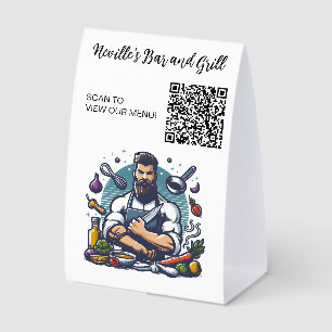 Editable Chef in the Kitchen QR Code Menu
