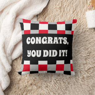 Editable chequerboard pattern cushion