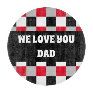 Editable chequerboard pattern cutting board