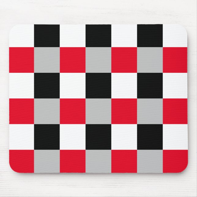 Editable chequerboard pattern mouse mat (Front)