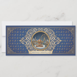 Editable Christmas Gift Experience Ticket Invitation