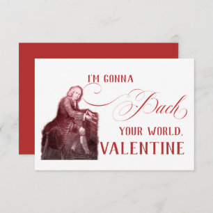 EDITABLE Classical Music w/ Bach Valentine Card