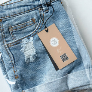 Editable Clothes Retail with QRcode tag