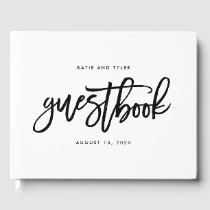 EDITABLE COLOR Brushed Charm BCC Wedding Guest Book